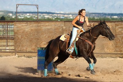 Rodeo - Women's Barrel Racing, Las Cruces (2010)
