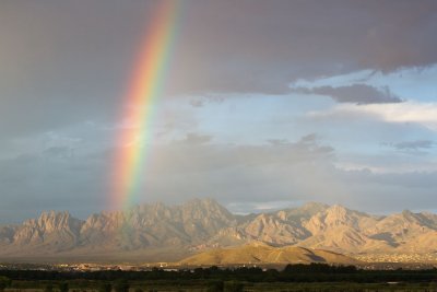 Rainbow over the Organ Mountains
