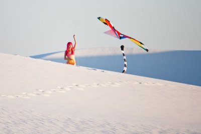 White Sands is a popular site for photo shoots