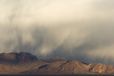 Misty clouds over the Organ Mountains