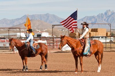 Opening ceremony: patriotism and prayer