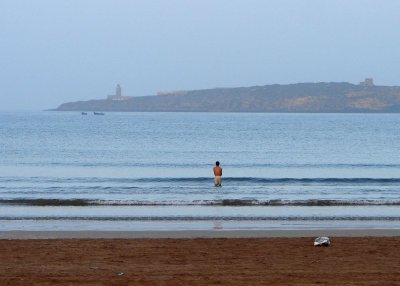 The town beach is a focus of community life