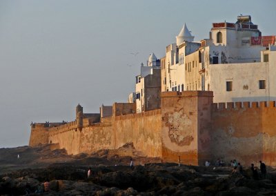 The town's historic sea wall