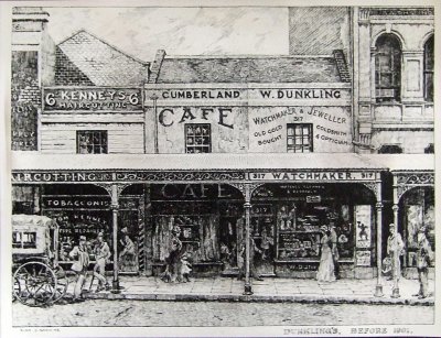  W.Dunkling Jewellery store in Bourke street before 1901