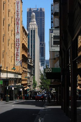  Little Collins Street and an historic landmark hotel the grandeur of the late 1800s 