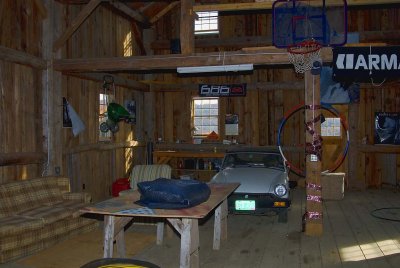Barn interior