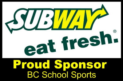 Subway is a proud sponsor of BC School Sports
