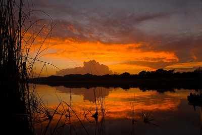 Sunset over New River Lagoon - my fav