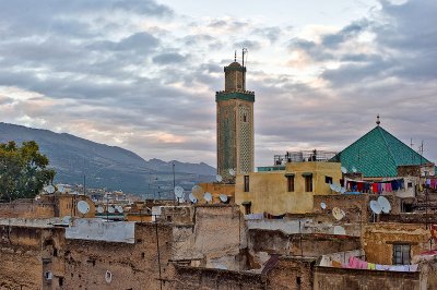 Minaret in the Medina of Fez