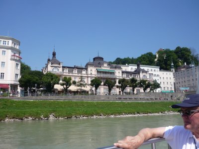 Bootsfahrt auf der Salzach