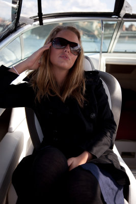 On the water