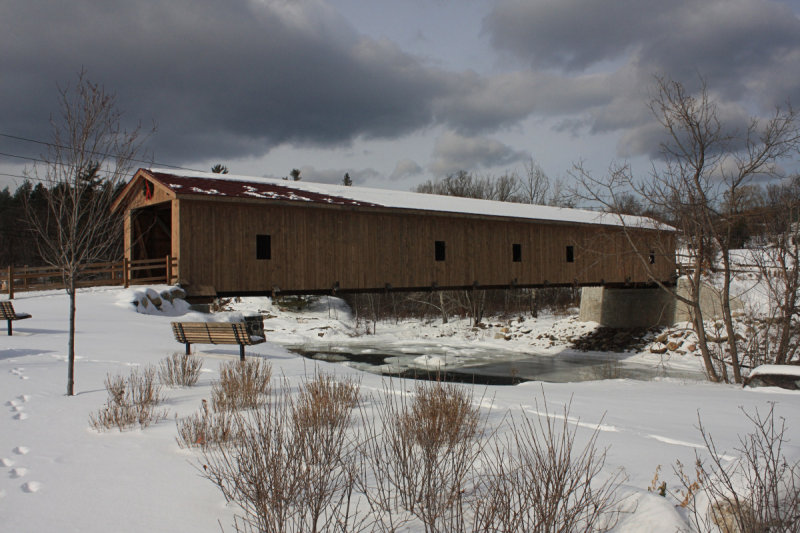 Jay Covered Bridge<BR>January 17, 2009