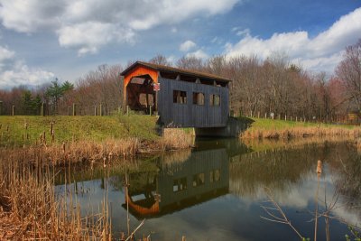 Covered Bridge in HDR<BR>April 22, 2009