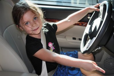 Emma Driving Grandmas CarSeptember 5, 2009