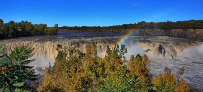 Cohoes Falls Panorama in HDR<BR>October 2, 2010