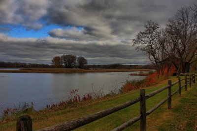 Mohawk River in HDR<BR> November 6, 2010