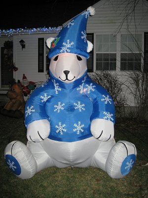 Inflatable Bear December 4, 2010