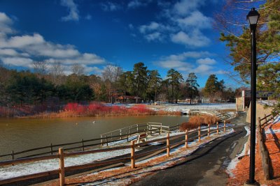 Park Landscape in HDR<BR>December 24, 2010
