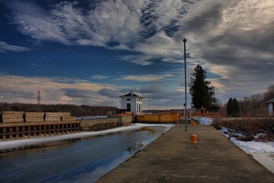 Lock 7 - Erie Canal in HDR<BR>January 2, 2011