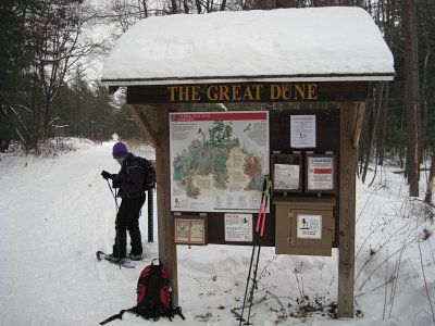 Trailhead for Snowshoe TripJanuary 15, 2011