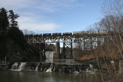 Railroad Bridges, Dam and WaterfallsMarch 13, 2008