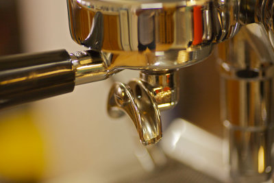 Portafilter with twin spout