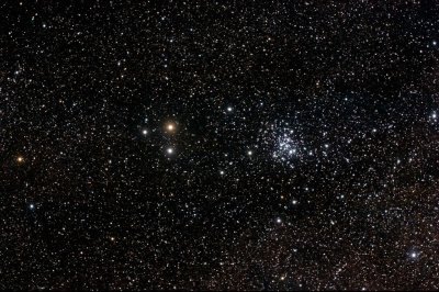 NGC 6231 and the Stars, Zeta 1 & 2 Scorpii. 