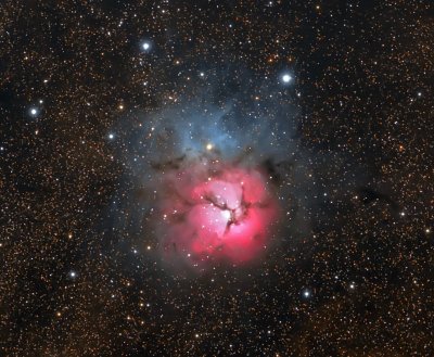 NGC 6514, M 20 or the Trifid Nebula.