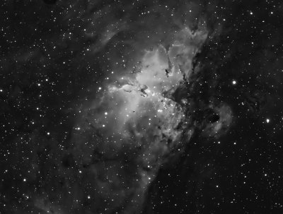 M 16 or IC 4703, the Eagle Nebula.