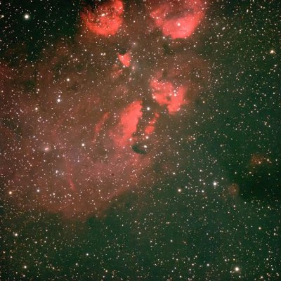 NGC 6334 or the Cat's Paw Nebula
