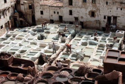 Fes Medina quartier des tanneurs