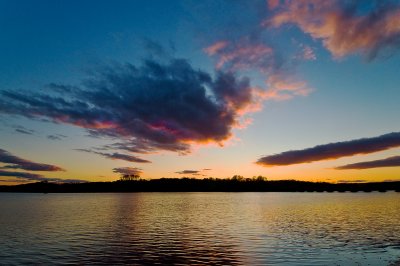 Sunset on the Potomac at Leesylvania State Park