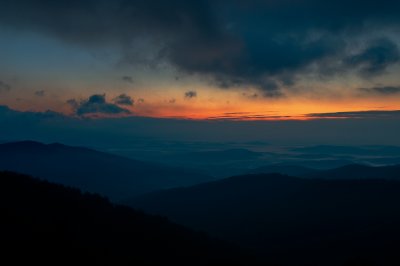 Sunrise from Shenandoah National Park, Virginia