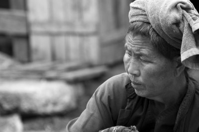 burma woman