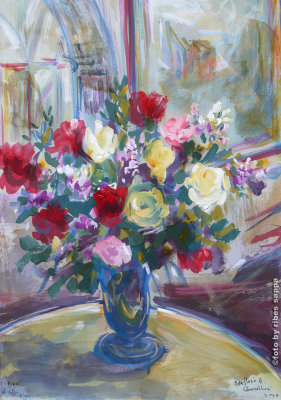 Fiori al Caff Greco, by Stellario Baccellieri, 2009