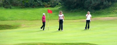 Young golfers on 15th.