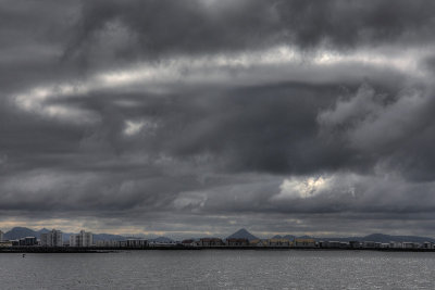 Clouds over Reykjavik