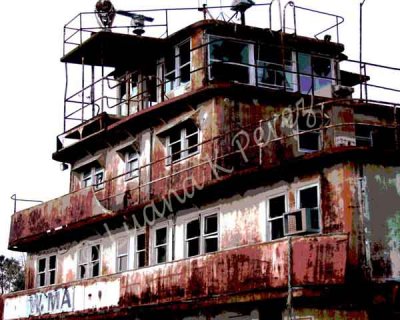 Katrina Ghost Boat Black and White