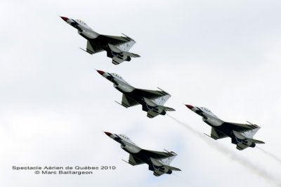 Spectacle Arien, Qubec, F-16 Falcon / Les Thunderbirds.