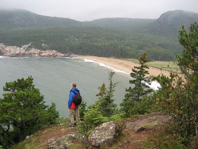 Sand Beach and Otter Cliffs from Great Head