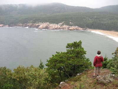 Sand Beach and Otter Cliffs from Great Head