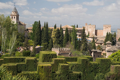Looking towards Alhambra from Generalife
