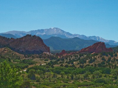 Garden of the Gods  With Pikes Peak-1558