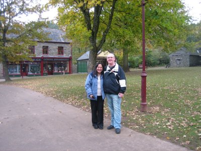 Daisy & Dave on the village green