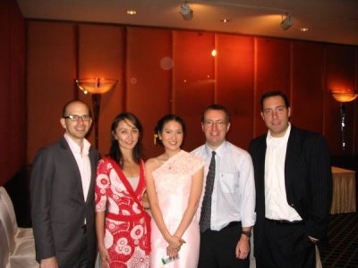 Four HKU MBAs and the Honourary MBA hanger-on