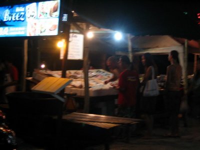 Girl with the white bag, was not a girl... wonder if the guy buying her dinner knew that then, he was going to find out later