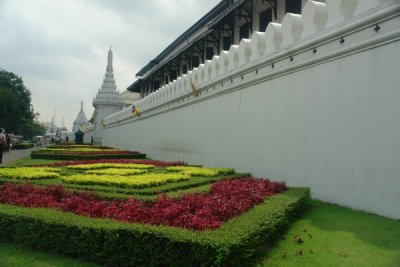 Wall of Wat Phra Kaew (Emerald Buddha Temple)