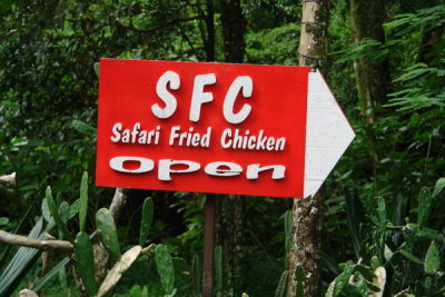 Taman Safari Indonesia - Safari Fried Chicken... we hopes its chicken, and it replaced KFC who left....