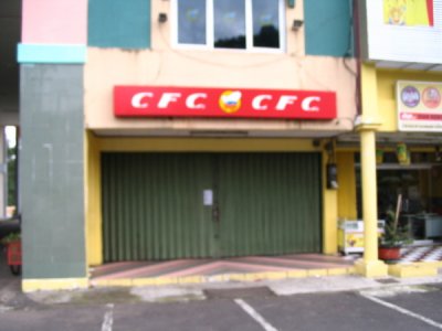 Cipanas - CFC, luckily closed...