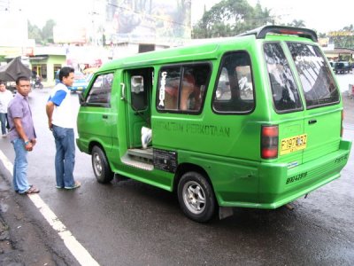 Cipanas - local transportation